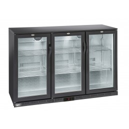 Arrière-Bars réfrigéré 3 portes vitrées battantes +1/+10°c 320L 1350x520xH900 AFI COLLIN CHR BEST